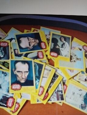 Star Wars Trading Cards Yellow Border Set